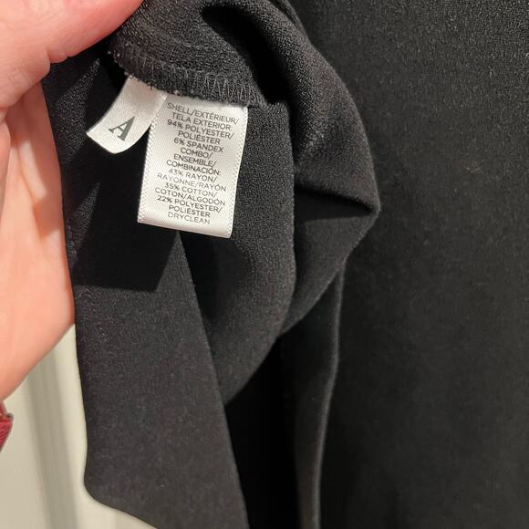 LOFT Women’s Black 3/4 Sleeve Sheath Dress Size 8 - Picture 5 of 8